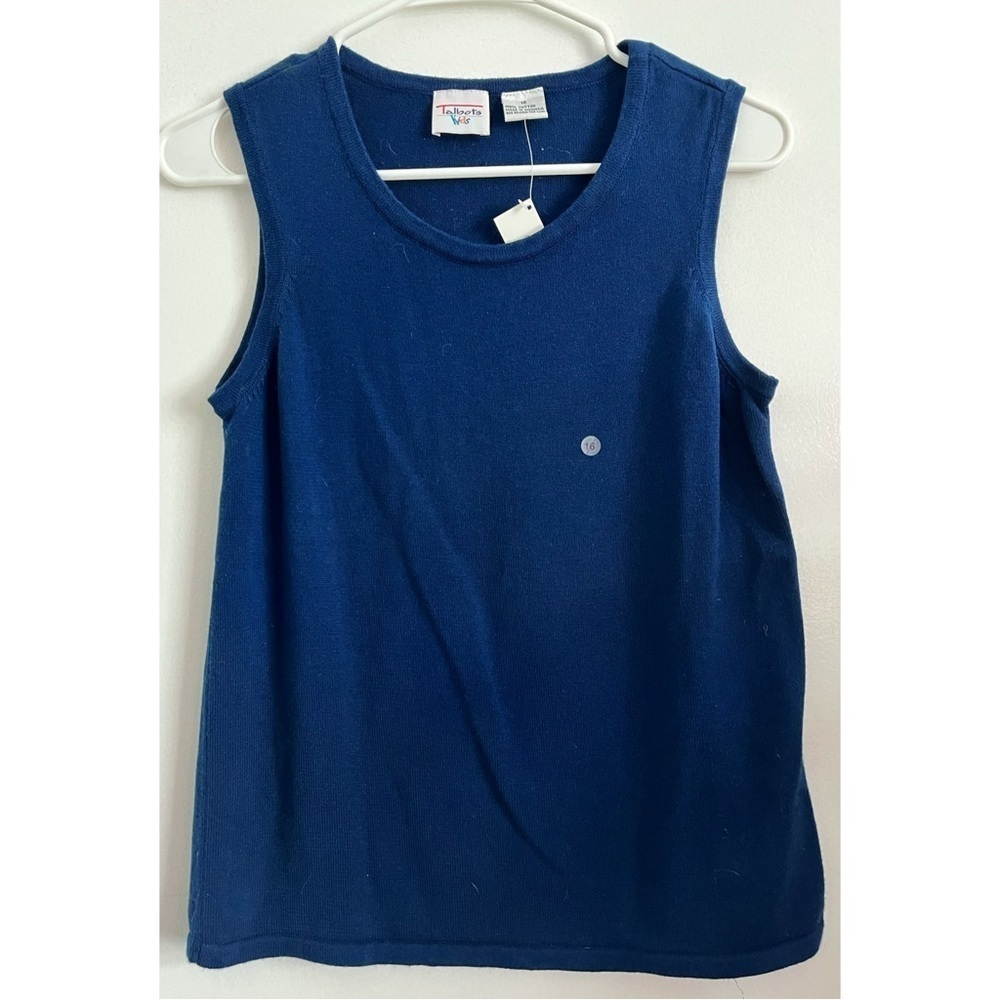 Talbots Kids โข NWT Vintage Navy Shell Tank Top